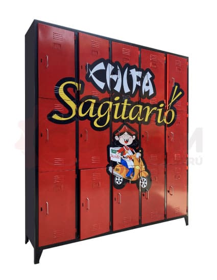 lockers metalicos personalizados con vinil